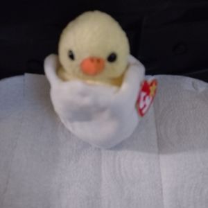 EggBert Ty Beanie Babies Chick Easter Collectible Plush Vintage Rare